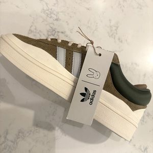 Bad Bunny Campus by Addidas. Moss Green. Size 8